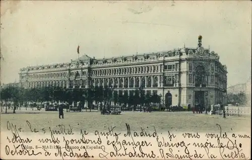 Ak Madrid Spanien, Banco de Espana