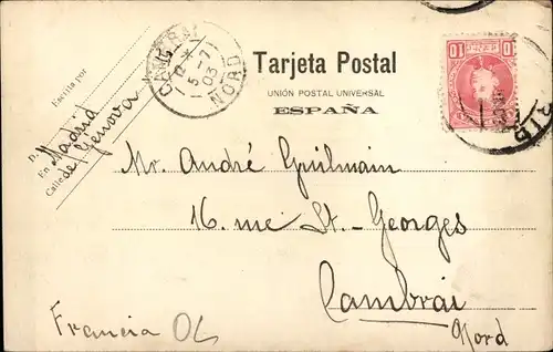 Ak Madrid Spanien, Banco de Espana