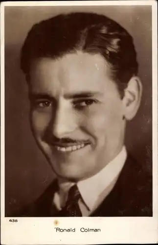 Ak Schauspieler Ronald Colman, Portrait