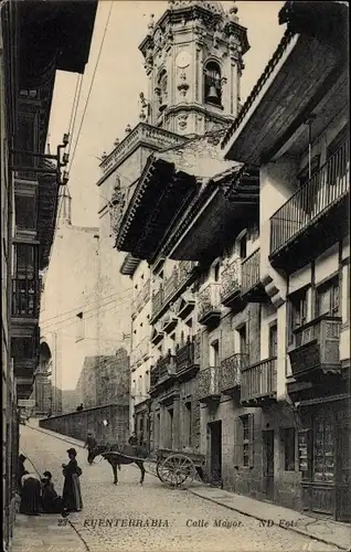 Ak Fuenterrabia Baskenland, Calle Mayor