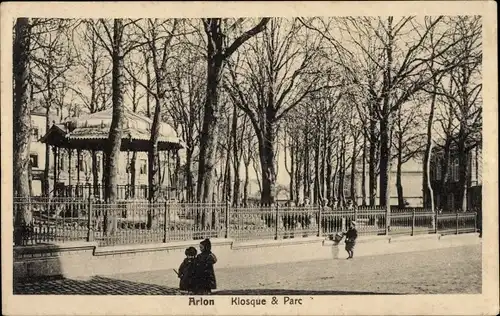 Ak Arlon Aarlen Wallonien Luxemburg, Kiosque, Parc