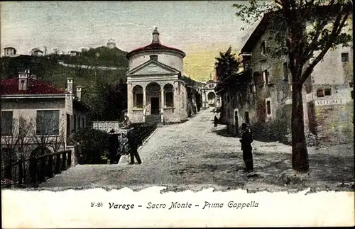 Ak Varese Lombardia, Sacro Monte, Prima Capella