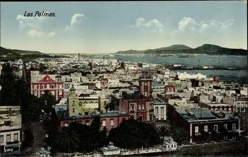 Ak Las Palmas de Gran Canaria Kanarische Inseln, Panorama
