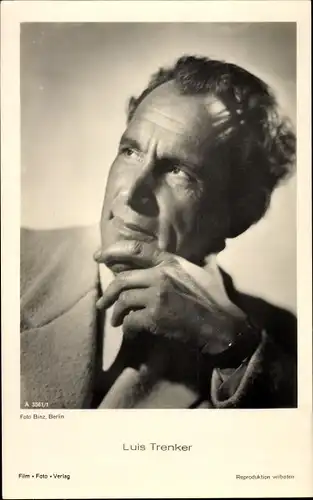 Ak Schauspieler und Bergsteiger Luis Trenker, Portrait