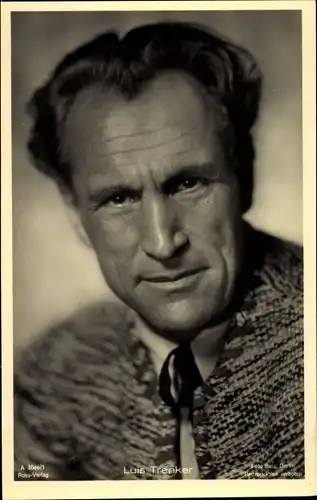 Ak Schauspieler und Bergsteiger Luis Trenker, Portrait