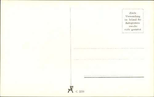 Ak Schauspieler Will Quadflieg, Portrait