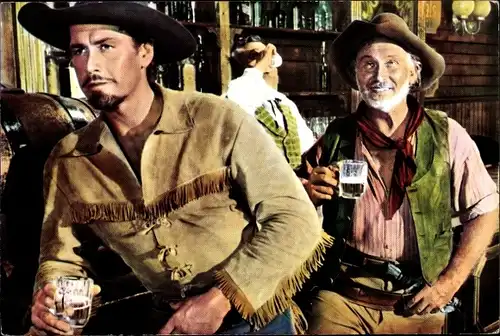 Ak Schauspieler Gordon Scott, Filmszene aus Das war Buffalo Bill, Bild Nr. 48