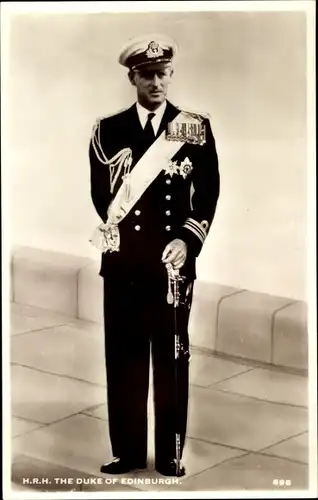 Ak HRH The Duke of Edinburgh, Prince Philip, Portrait