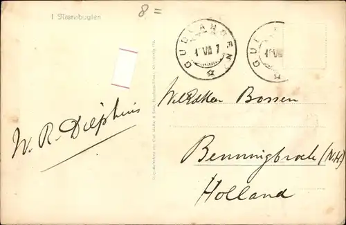 Ak Norwegen, MS Monte Olivia im Naerofjord