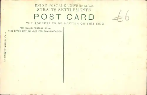 Ak Straits Settlements, Bullock cart, Rinderkarren