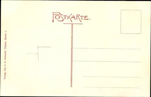 Ak Triptis in Thüringen, Stadt vom Teich aus gesehen