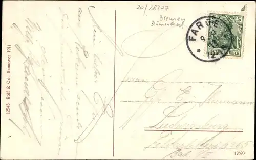 Ak Rekum Blumenthal Hansestadt Bremen, Ortsansicht, Geschäftshaus