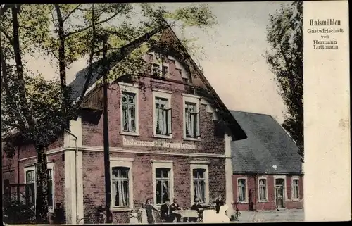 Ak Halsmühlen Dauelsen Verden an der Aller, Gastwirtschaft