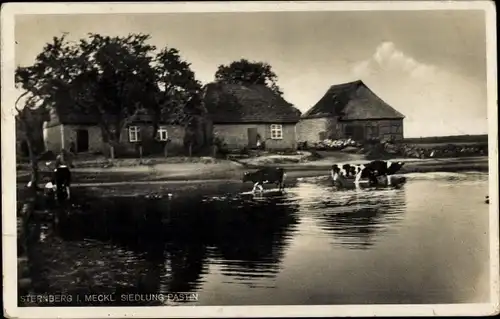 Ak Pastin Sternberg in Mecklenburg, Siedlung