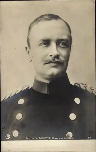 Ak König Friedrich August III., König von Sachsen, RPH 876