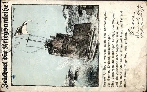 Ak Stempel Marinepost MSP Nr. 184, II. Torpedoboot Halbflottille