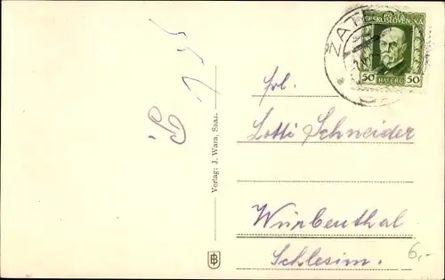 Ak Žatec Saaz Region Aussig, Ringplatz