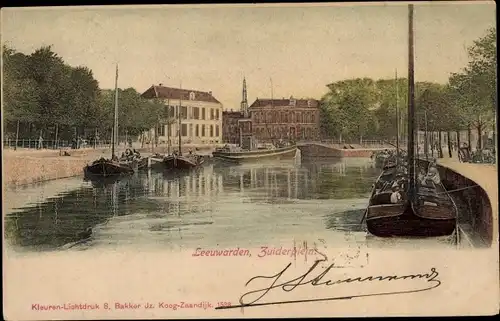 Ak Leeuwarden Friesland Niederlande, Zuiderpleins