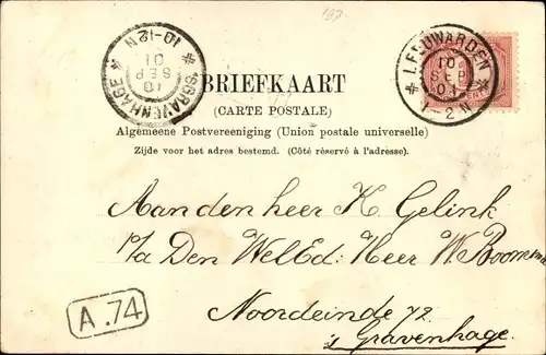 Ak Leeuwarden Friesland Niederlande, Waeze
