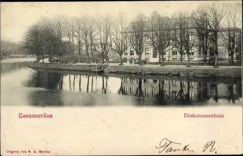 Ak Leeuwarden Friesland Niederlande, Diakonessenhuis