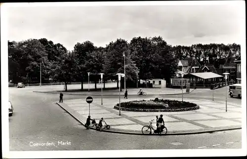 Ak Coevorden Drenthe, Markt