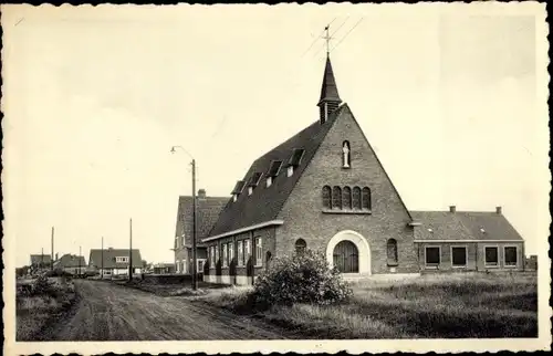 Ak Vosseslag De Haan Le Coq sur Mer Westflandern, Kapel van O.L. Vrouw van Bijstand