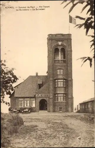 Ak Kemmel Heuvelland Westflandern, Sommet du Mont, Le Belvedere