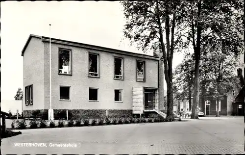 Ak Westerhoven Nordbrabant, Gemeentehuis