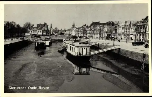 Ak Zierikzee Zeeland, Oude Haven