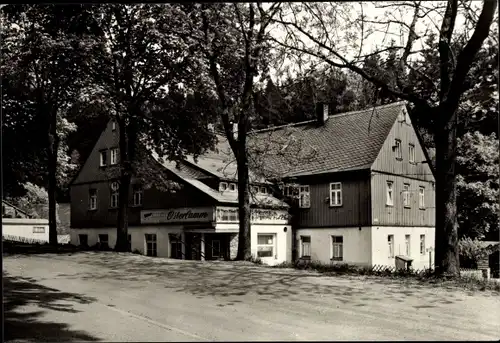 Ak Waschleithe Grünhain Beierfeld im Erzgebirge, Gaststätte Osterlamm