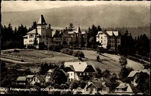 Ak Finsterbergen Friedrichroda im Thüringer Wald, FDGB-Erholungsheim Kurhaus