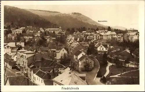 Ak Friedrichroda im Thüringer Wald, Panorama vom Ort