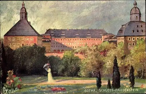 Künstler Ak Gotha in Thüringen, Schloss Friedenstein