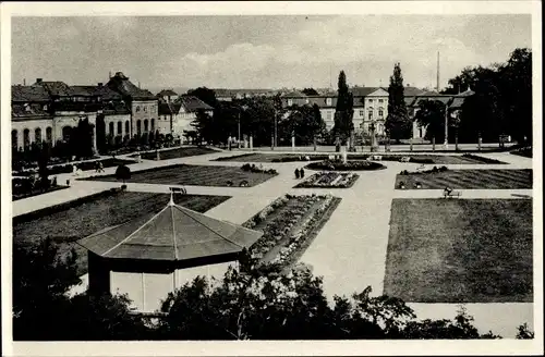 Ak Gotha in Thüringen, Blick nach der Wirtschaftsschule VEB