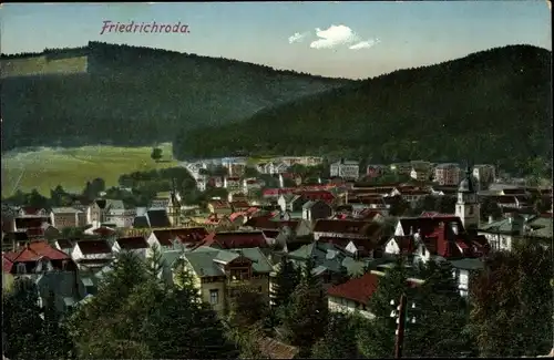 Ak Friedrichroda im Thüringer Wald, Gesamtansicht