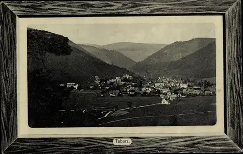 Ak Tabarz im Thüringer Wald, Blick zum Ort