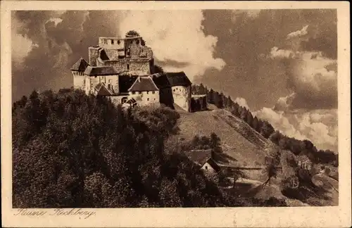 Ak Rechberg Schwäbisch Gmünd im Ostalbkreis, Ruine Rechberg