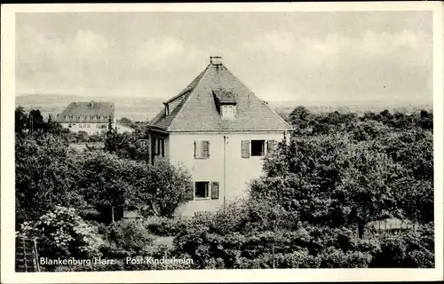 Ak Blankenburg am Harz, Post-Kinderheim