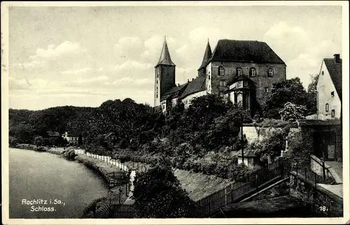 Ak Rochlitz an der Mulde, Schloss
