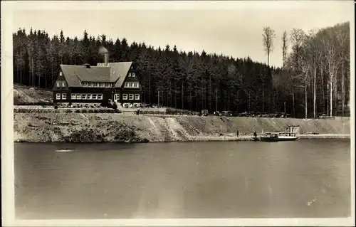 Ak Kriebstein Sachsen, Zschopau Talsperre, Waldheim