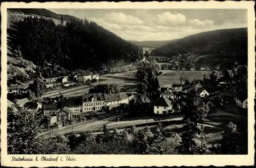 Ak Stutzhaus Luisenthal im Thüringer Wald, Panorama