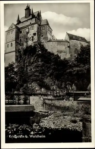 Ak Kriebstein in Sachsen, Schloss