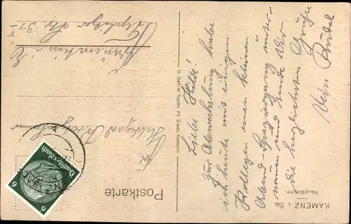 Ak Kamenz in Sachsen, Hauptkirche