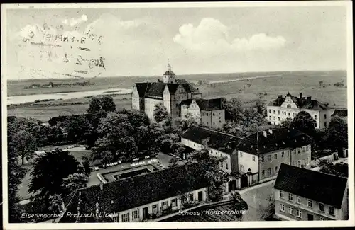 Ak Pretzsch Bad Schmiedeberg an der Elbe, Schloss, Konzertplatz