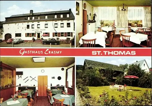Ak Sankt Thomas in der Eifel, Gasthaus Peter Erasmy, Hauptstraße 21