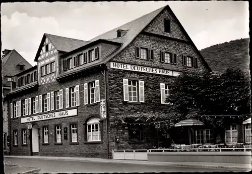Ak Oberwesel am Rhein, Hotel Deutsches Haus