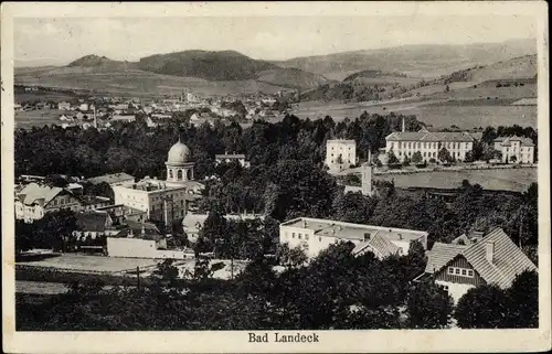 Ak Lądek Zdrój Bad Landeck Schlesien, Panorama