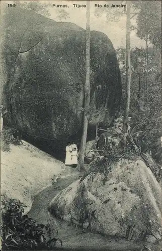 Ak Rio de Janeiro Brasilien Furnas, Tijuca