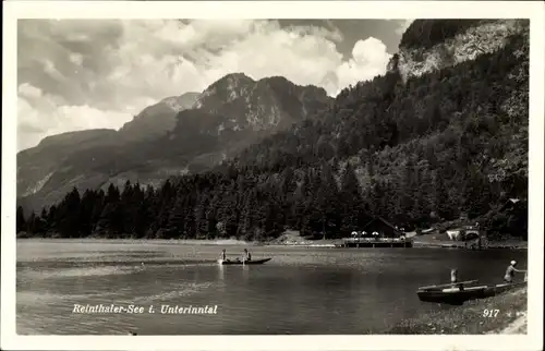 Ak Tirol Österreich, Reinthaler-See i. Unterinntal