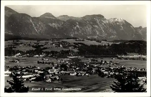 Ak Kundl Tirol Österreich, Gesamtansicht